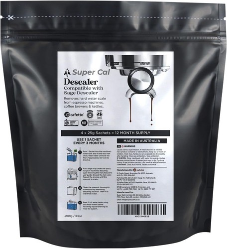 Sage descaler 4x25g - descaler, coffee
