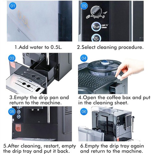 Coffee machine cleaning - coffee,